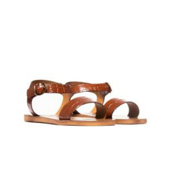 COPY - NIB GENUINE LEATHER  crocodile sandal - Picture 6 of 6
